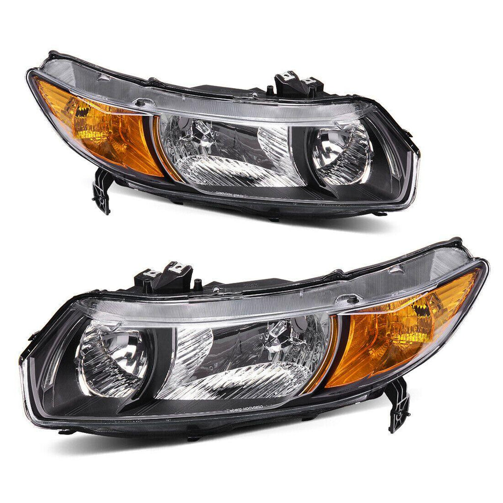 YITAMOTOR® 06-11 Honda Civic Coupe 2 Door Headlight Assembly - YITAMotor