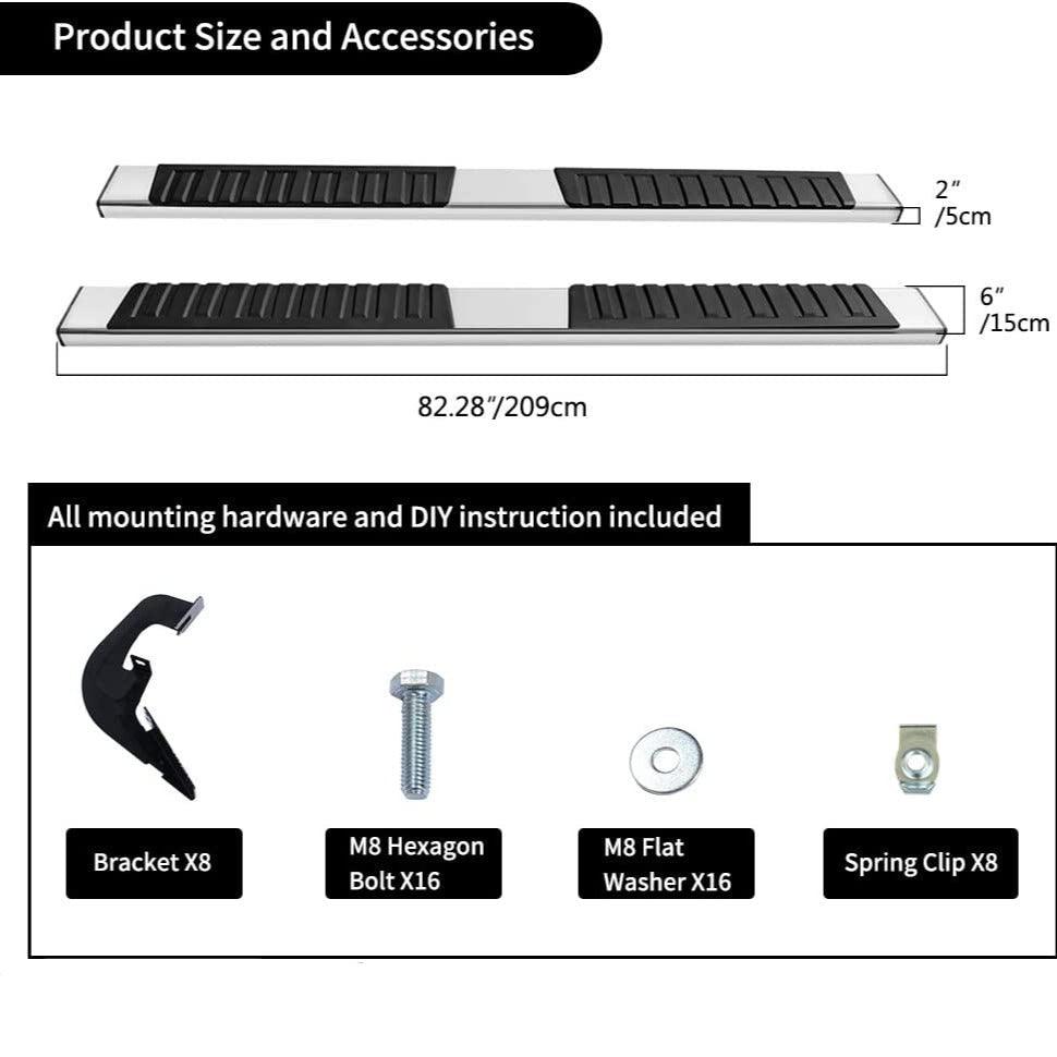 07-18 Silverado/GMC Sierra Running Boards Package Included