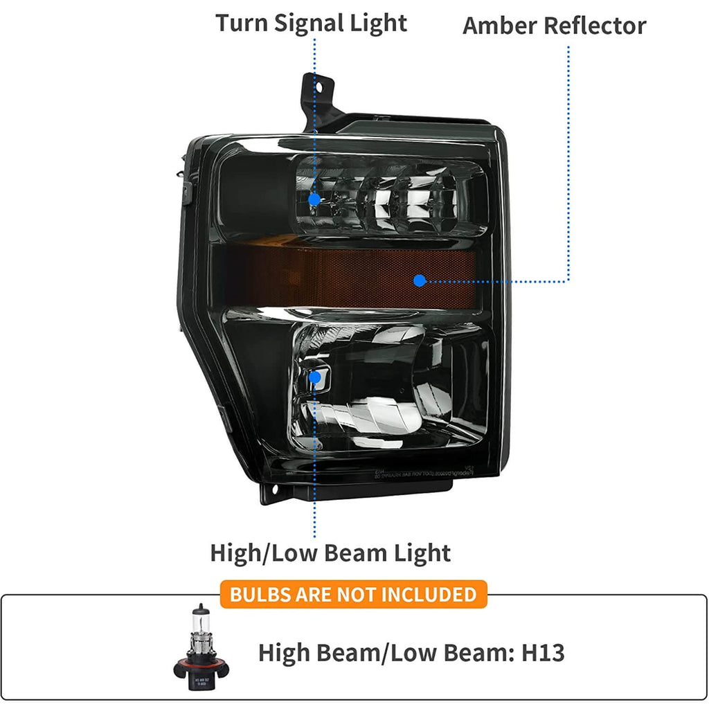 2008-2010 Ford Super duty Headlights