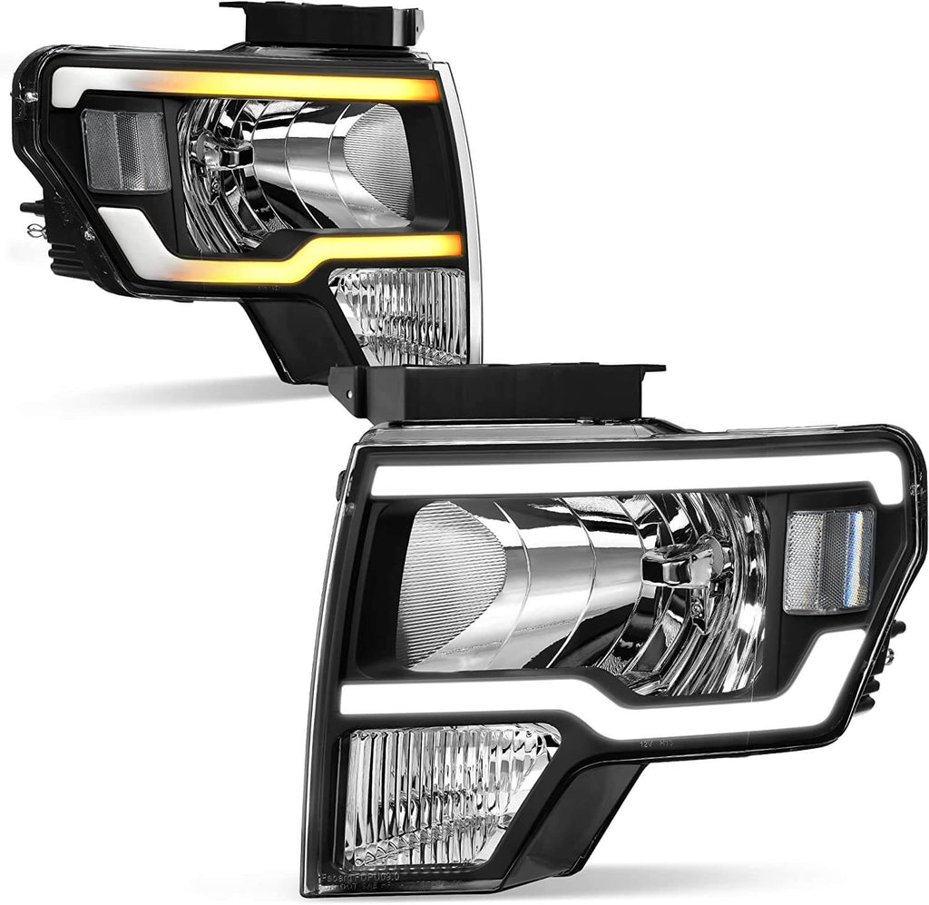 Switchback LED DRL 2009-2014 Ford F150 Headlights