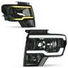 2009-2014 Ford F150 LED DRL switchback headlights