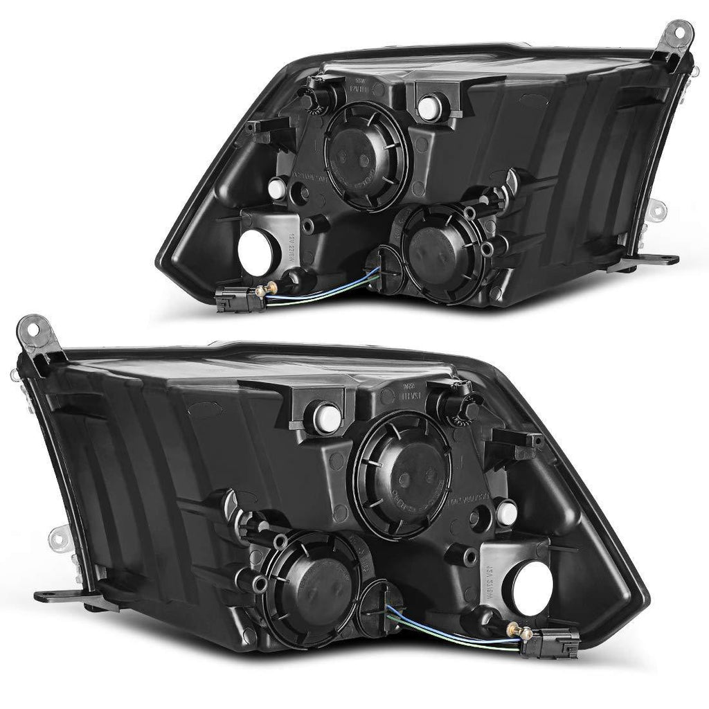 09-18 Dodge Ram Headlights back view