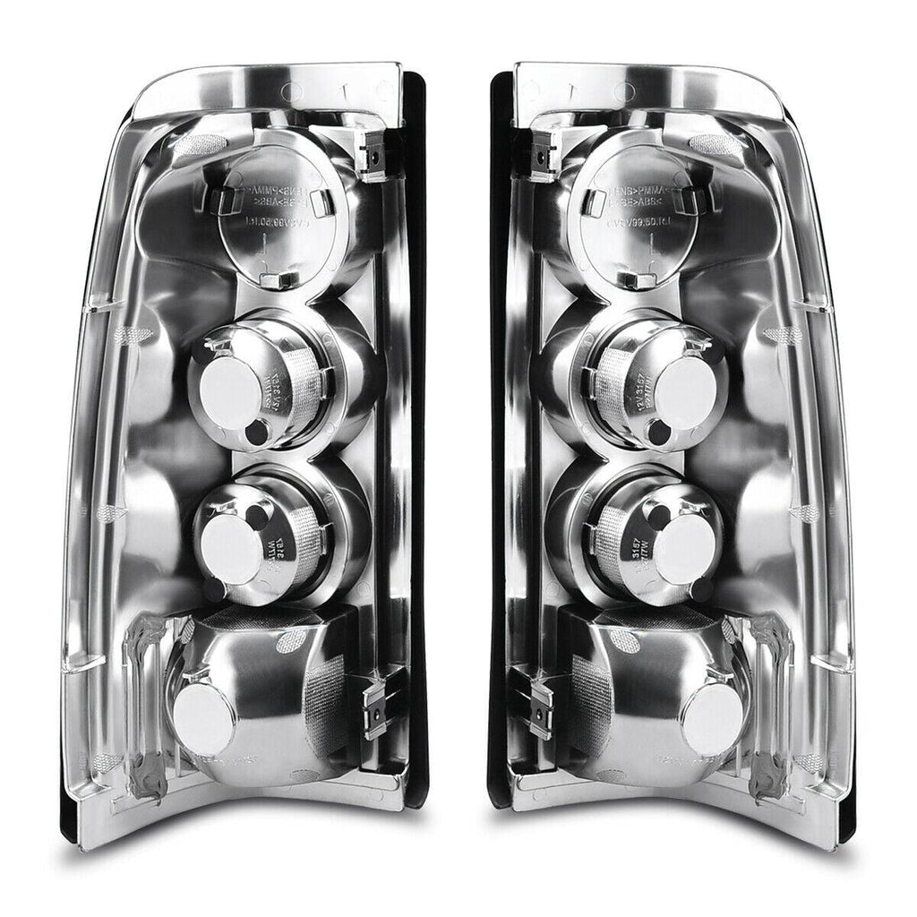 YITAMOTOR® 1999-2002 Chevy Silverado/1999-2003 GMC Sierra 1500/2500/3500 Tail Light Rear Lamps - YITAMotor