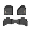 Floor Mats Floor Liners for 2013-2018 Dodge Ram 1500 Quad Cab Only, 1st & 2nd Row All Weather Protection - YITAMotor