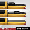 YITAMOTOR® Soft Tri-fold 2004-2015 Nissan Titan with Utili-Track System, Fleetside 5.5 ft Bed w/o Titan Box Truck Bed Tonneau Cover