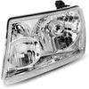 YITAMOTOR® 2001-2011 Ford Ranger Headlight Assembly Corner light Chrome Housing Clear Lens - YITAMotor