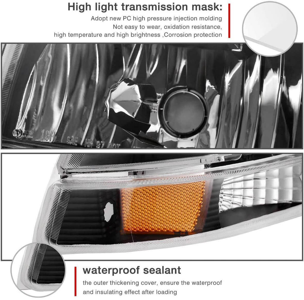 1998-2004 Dodge Dakota Headlights