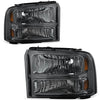 Smoke Lens 1999-2004 Ford super duty headlights