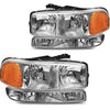 YITAMOTOR® 1999-2007 GMC Sierra / 2000-2006 GMC Yukon Signal Headlamp Headlight Assembly