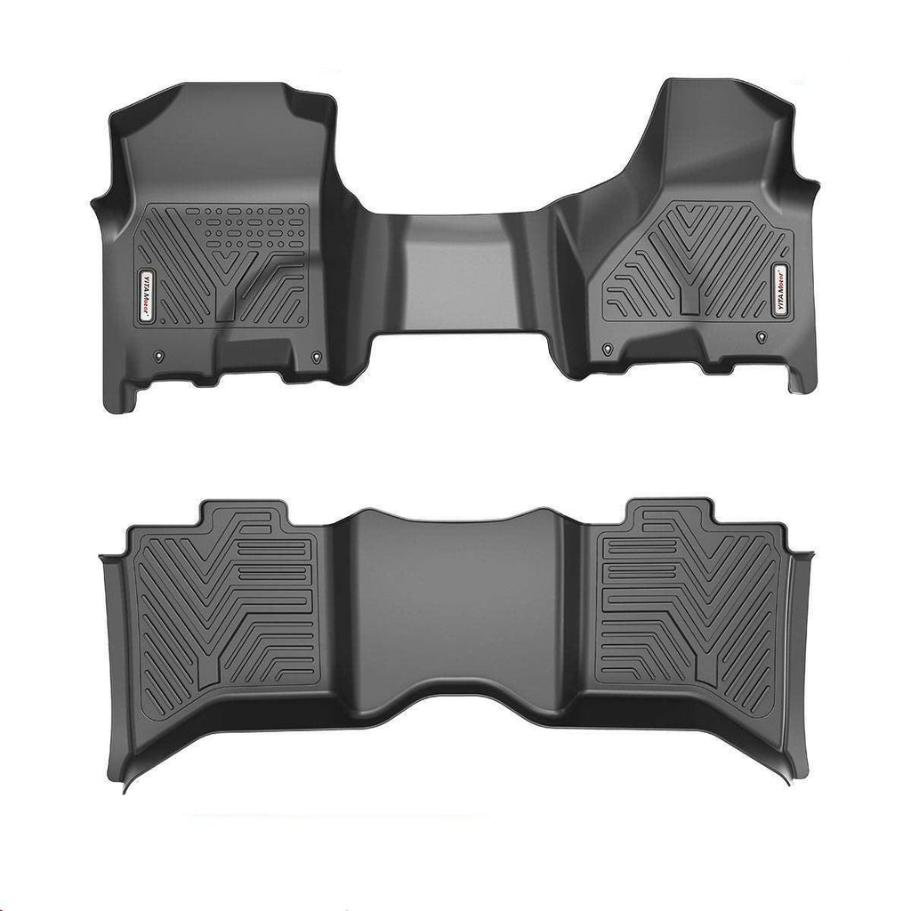 YITAMOTOR® Floor Mats For 12-18 Dodge Ram 1500/2500/3500 Crew Cab,19-23 Ram 1500 Classic Crew Cab