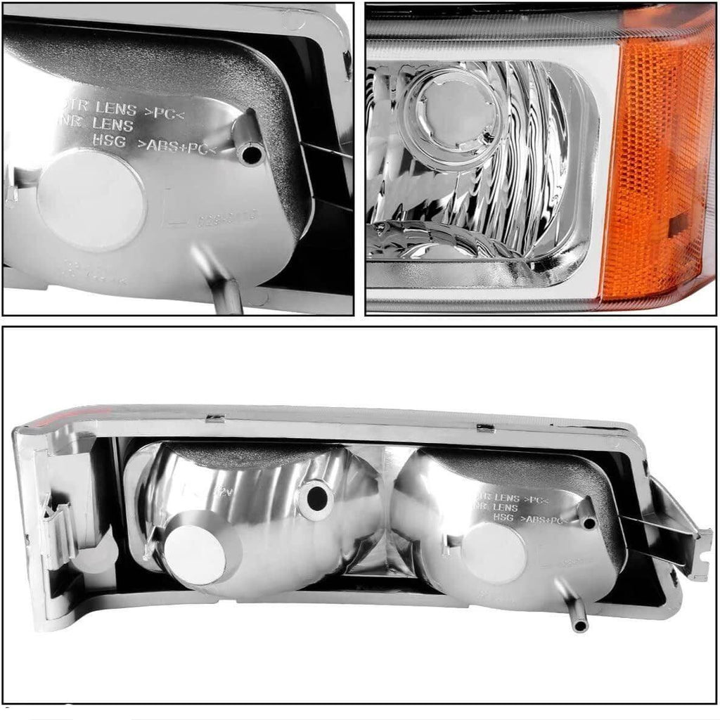 2003-2006 Chevy Silverado 1500 headlight taillights set