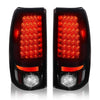 YITAMOTOR® 2003-2007 Chevy Silverado / 1999-2003 GMC Sierra Luces traseras LED Lente ahumada