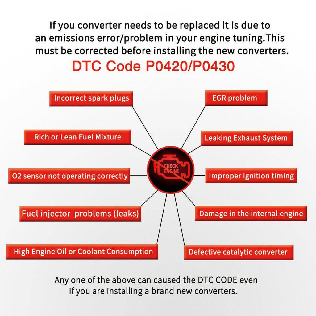 2005-2018 Nissan Frontier catalytic converters