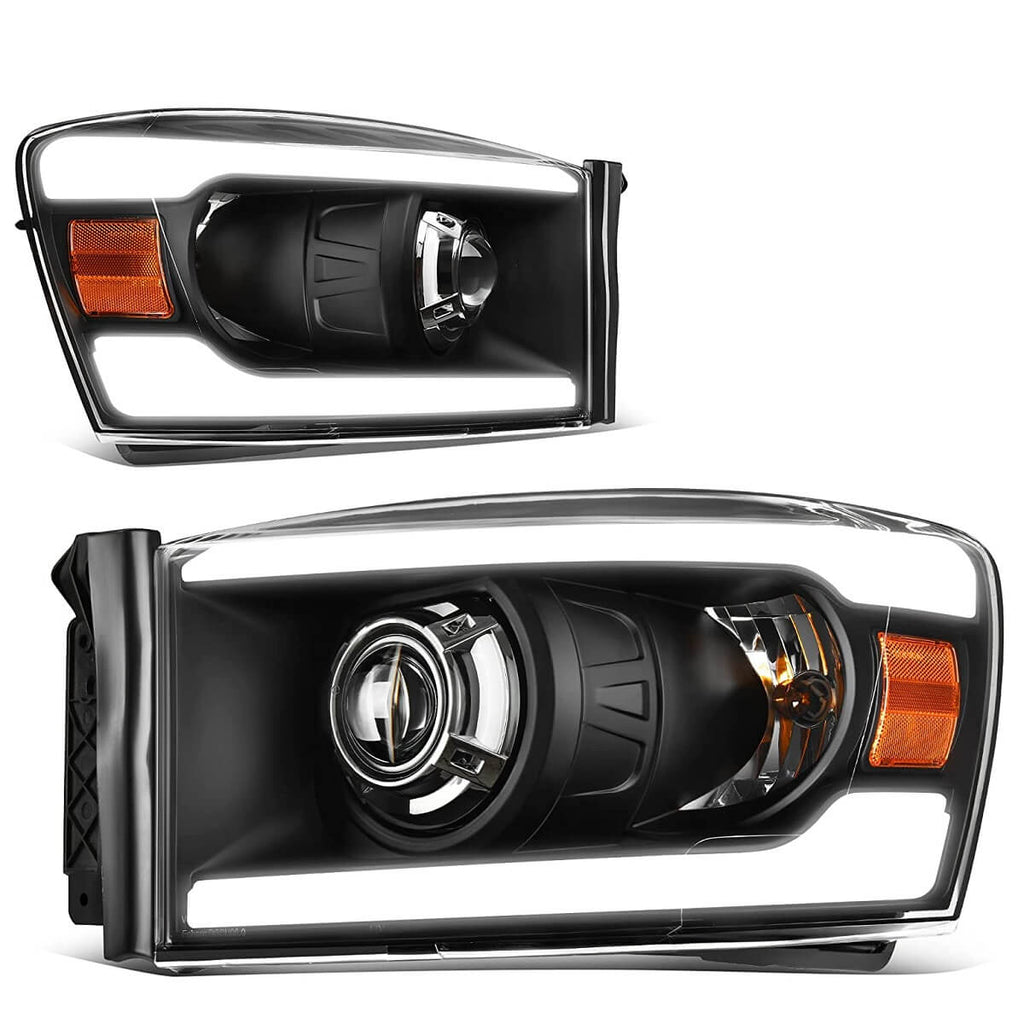 LED DRL Projector 2006-2008 Dodge Ram 1500 Headlights