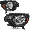  2012-2015 Toyota Tacoma Headlights Assembly Black