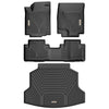 YITAMOTOR® 2012-2016 Honda CR-V Cargo Liner Floor Mats, Custom-Fit Black TPE Floor Liners, All-Weather Protection - YITAMotor