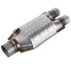 YITAMOTOR® 2" In/2.5" Out Universal High Flow Catalytic Converter w/O2 Nut - YITAMotor