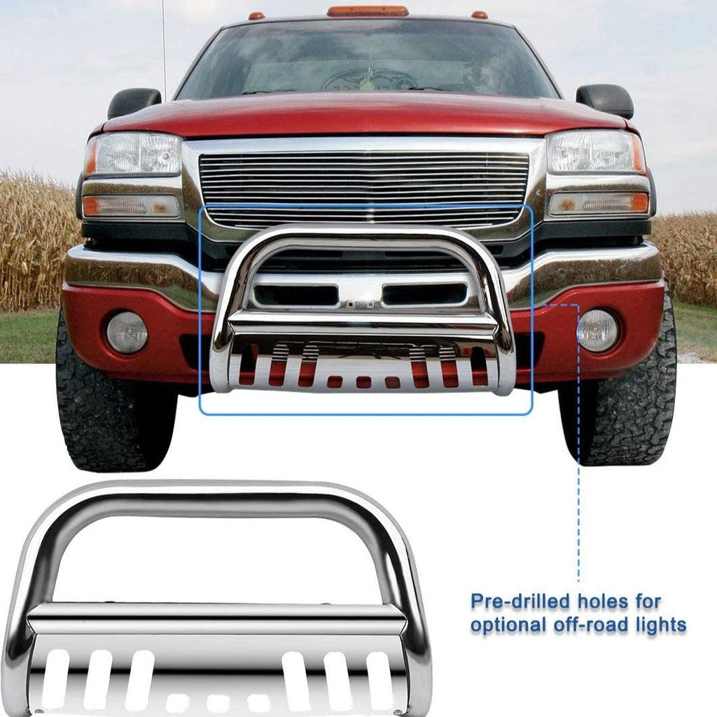 YITAMOTOR® Bull Bar for 99-07 Chevy Silverado Sierra 1500/00-06 Chevy Suburban 1500/Tahoe/02-06 Avalanche 1500