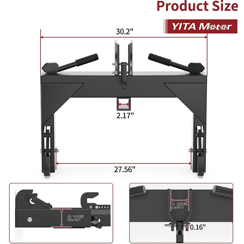 3 point hitch 3000lbs for catagory 1&2 tractor