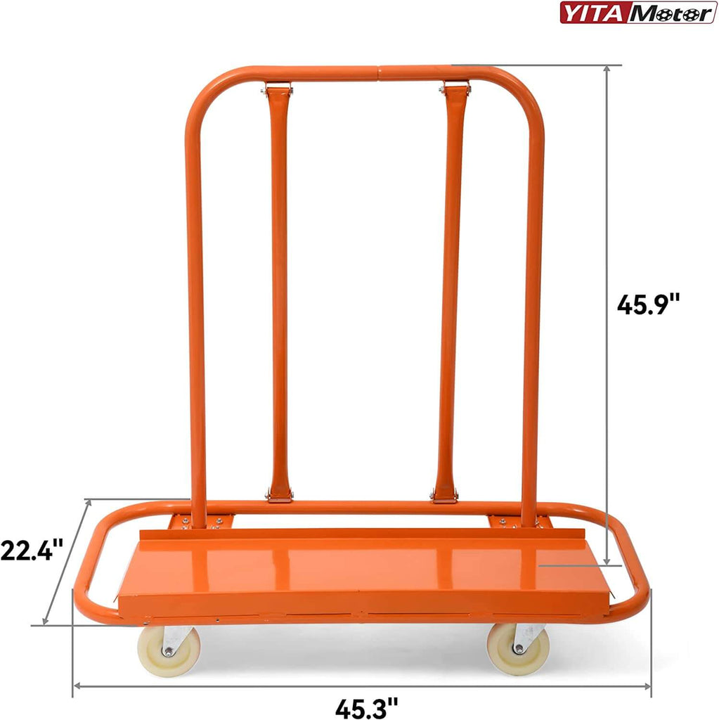 1600lbs Heavy Duty Drywall Sheet Cart