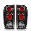 YITAMOTOR® 2001-2004 Toyota Tacoma Black Clear Assembly Tail Lights & Rear Lamps - YITAMotor