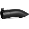 2.5Inch Inlet Black Turn Down Exhaust Tip,Standard 2 1/2 Inch Turndown Exhaust Tailpipe Tip,Black Painting Finish Stainless Steel Material,9 Inch Long - YITAMotor