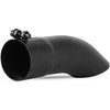 2.5Inch Inlet Black Turn Down Exhaust Tip,Standard 2 1/2 Inch Turndown Exhaust Tailpipe Tip,Black Painting Finish Stainless Steel Material,9 Inch Long - YITAMotor