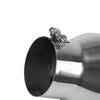 4'' Inlet 6'' Outlet 15'' Long Bolt On Diesel Exhaust Tip Chrome Stainless Steel - YITAMotor