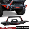 YITAMOTOR® Front Bumper for 2018-2024 Jeep Wrangler JL / 2020-2023 Jeep Gladiator