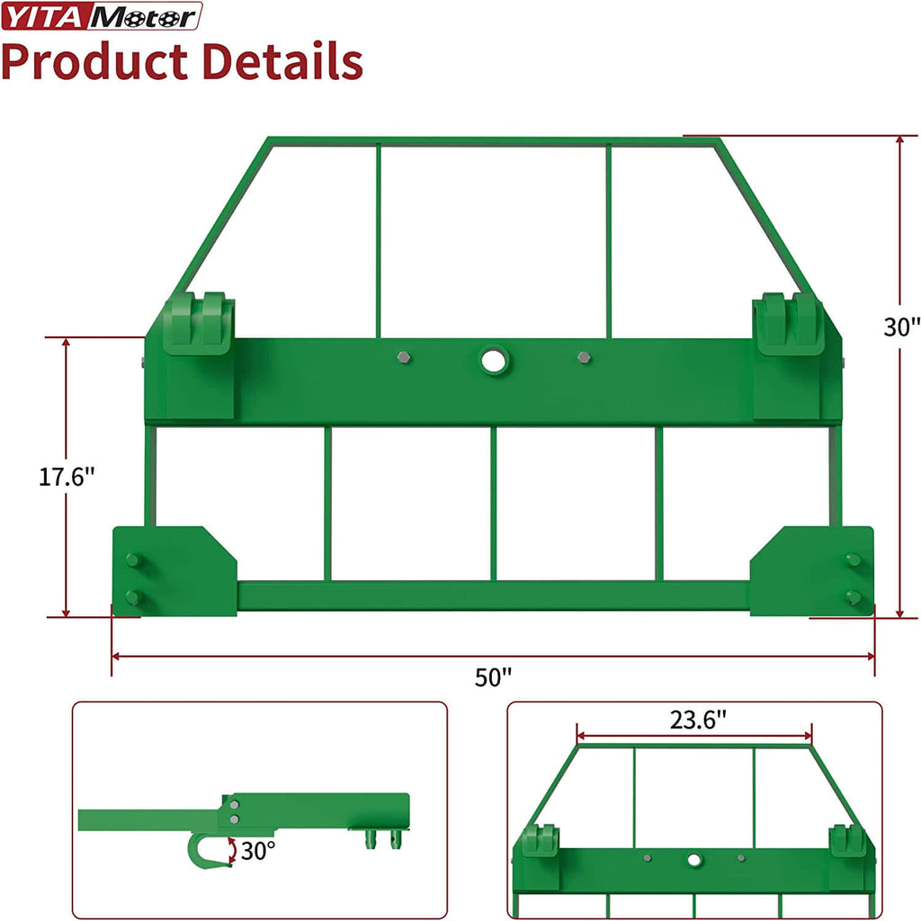 4000lbs 46" Skid Steer Pallet Fork Frame