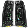 YITAMOTOR For 1999-2002 Chevy Silverado 1500 2500 3500 Headlights + LED Tail Lights - YITAMotor