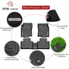 YITAMOTOR® Floor Mats for 2014-2020 Nissan Rogue, 1st & 2nd Row Floor Liners (Excludes Rogue Sport & Select Models)