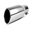 4'' Inlet 6'' Outlet 12'' Long Bolt On Diesel Exhaust Tip Chrome Stainless Steel - YITAMotor