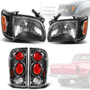 YITAMOTOR® 2001-2004 Toyota Tacoma Headlight + Signal Bumper Lamp + Tail Light Set L+R - YITAMotor