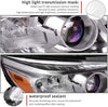 YITAMOTOR® 2013-2015 Chevy Malibu Headlight Assembly Projector Headlamp Left+Right - YITAMotor