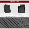 YITAMOTOR® All-Weather Floor Mats for 2018-2022 Honda Accord, 1st & 2nd Row Protection Liners