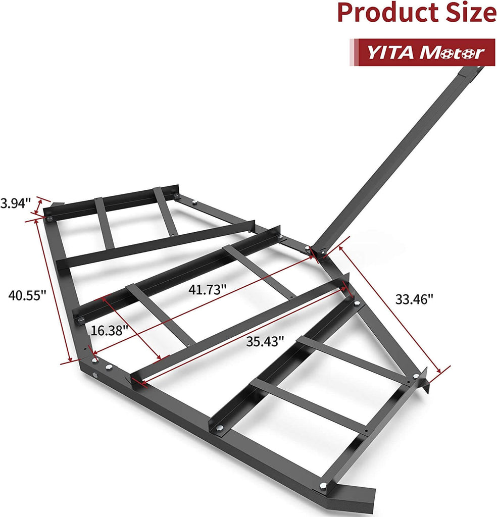 84" Wide Driveway Drag Grader Harrow