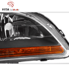 YITAMOTOR® 1998-2002 Honda Accord Headlight Assembly Headlamp Chrome Housing Amber Reflector - YITAMotor