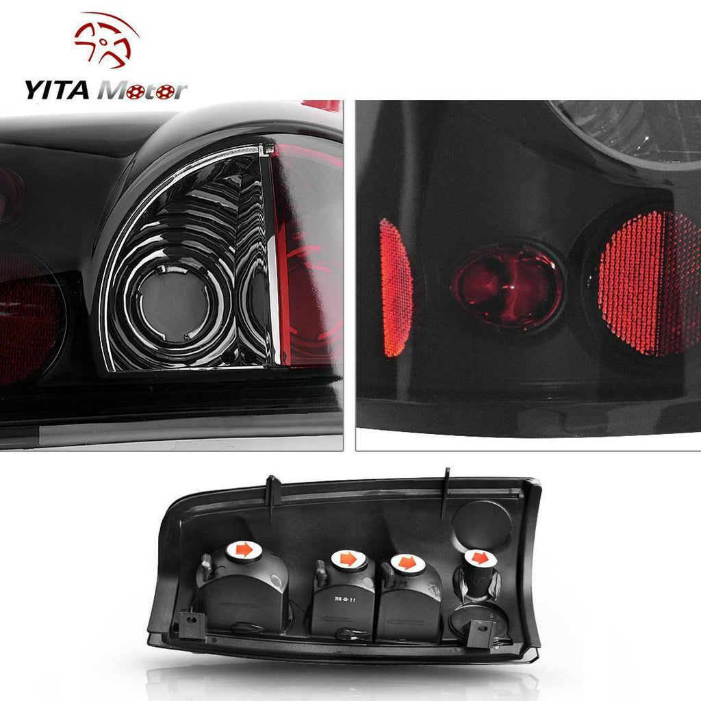 YITAMOTOR® 1999-2002 Chevy Silverado Headlights with Taillights Combo Set Headlamp Assembly - YITAMotor