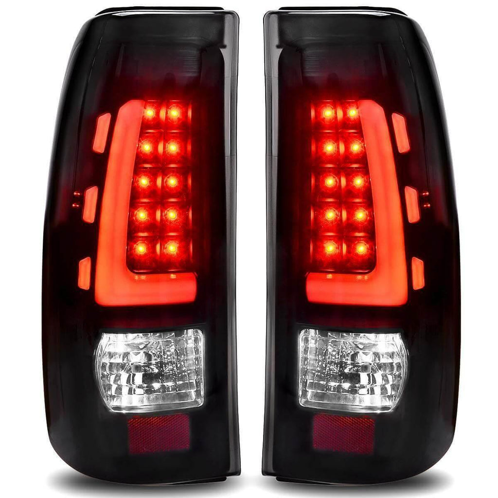 1999-2002 Chevy Silverado Headlights + LED Tail Lights