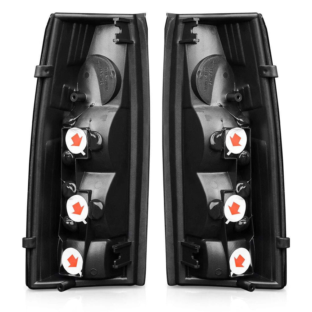 YITAMOTOR® 1988-1998 Chevy GMC C/K C10 Silverado Blazer Tahoe Tail Lights Pair - YITAMotor