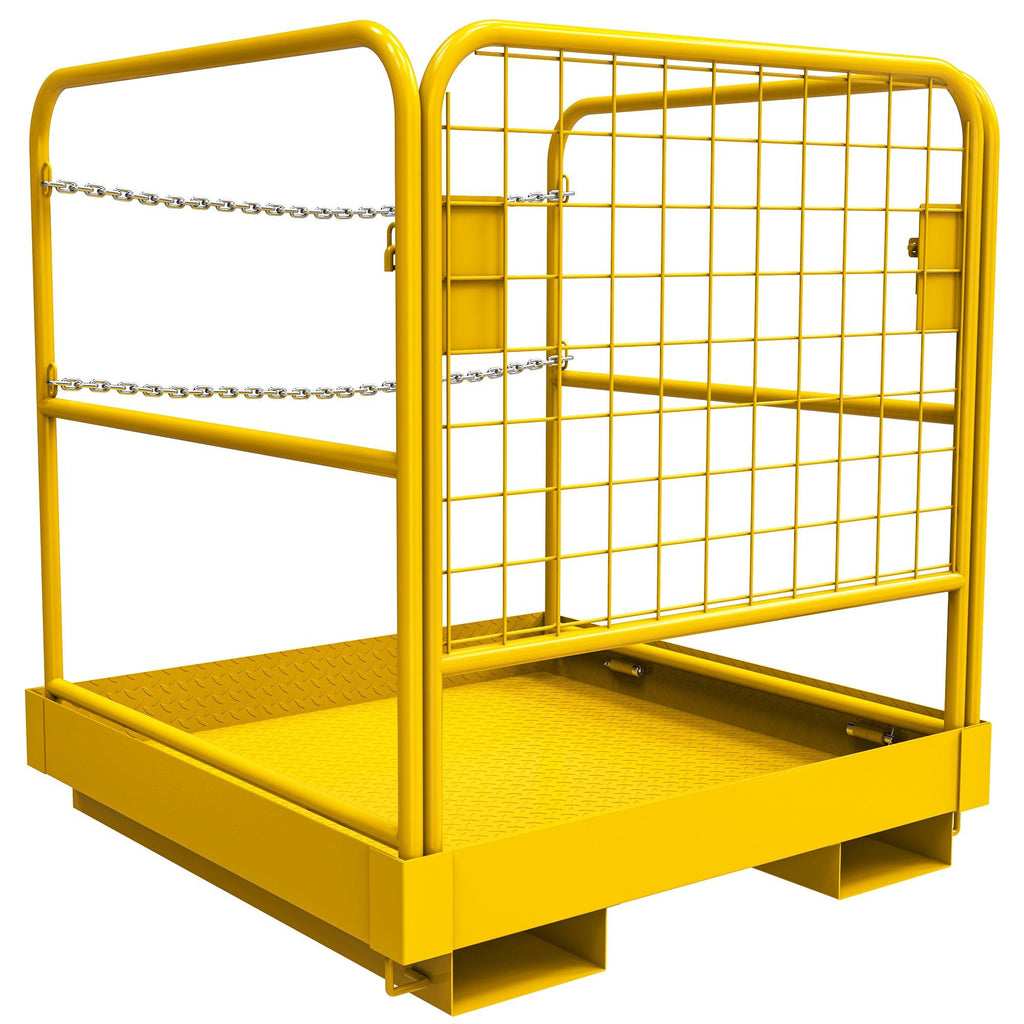 YITAMOTOR® 36 inch x 36 inch Forklift Cage 1105LBs Platform Safety Cage