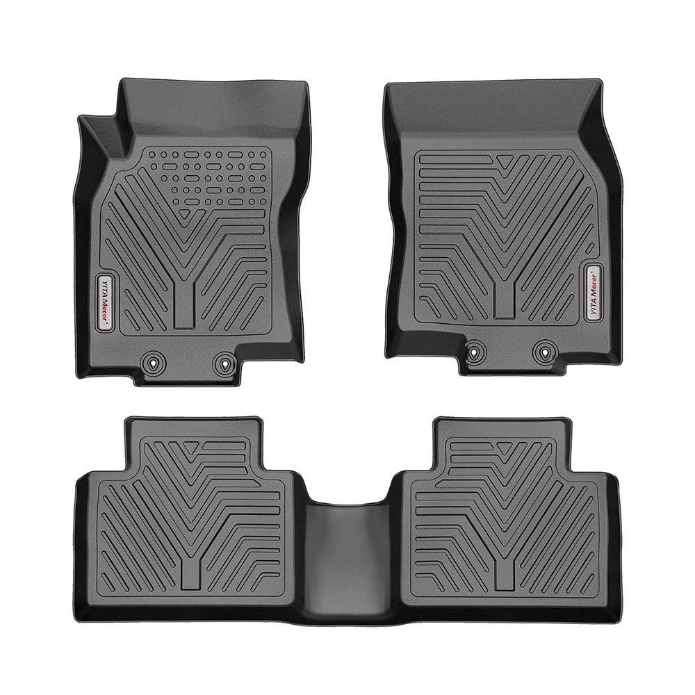 YITAMOTOR Floor Mats, Custom fit Floor Liners for 2014-2020 Nissan Rogue, 1st & 2nd Row All Weather Protection(No Rogue Sport or Select Models) - YITAMotor