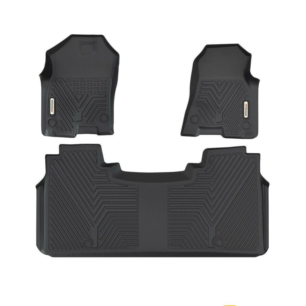 YITAMOTOR® For 2019-2025 Dodge Ram 1500 Crew Cab Floor Mats 1st 2nd Row Rubber Liner