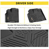 YITAMOTOR® All Weather Floor Mats for 2019-2023 Honda Passport Front Rear Protection Liners