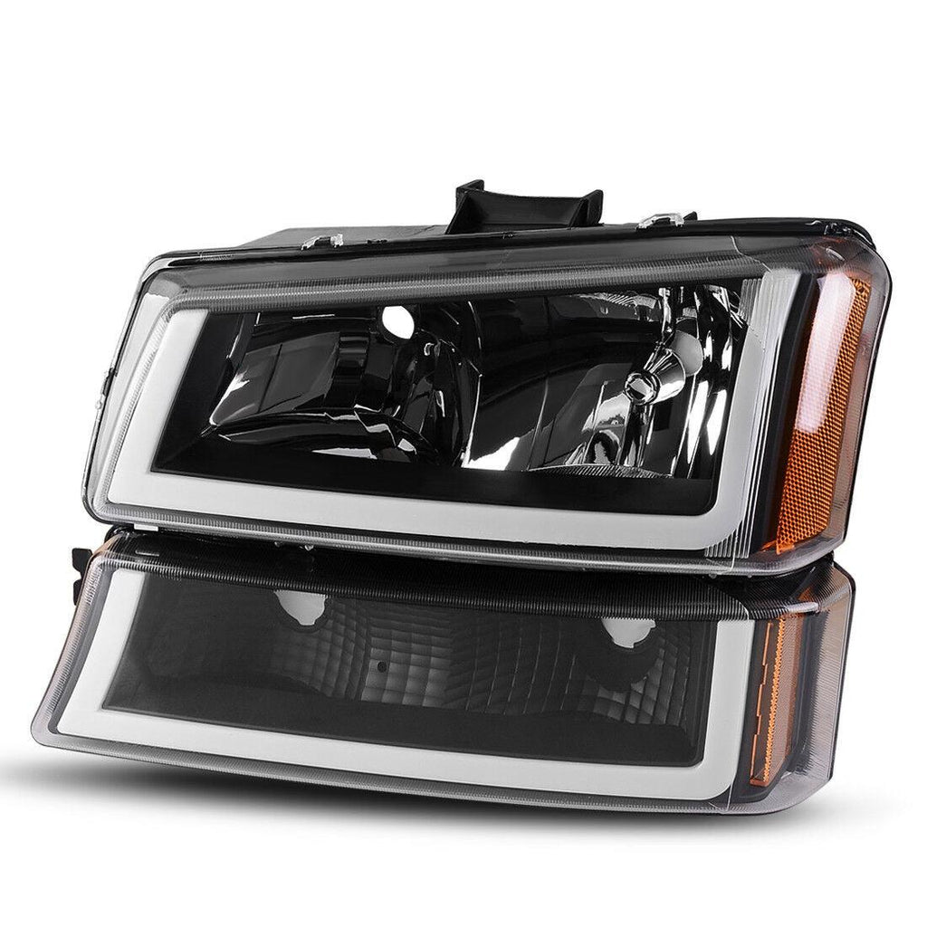 Faros delanteros LED DRL YITAMOTOR® para Chevy Silverado 2003-2007