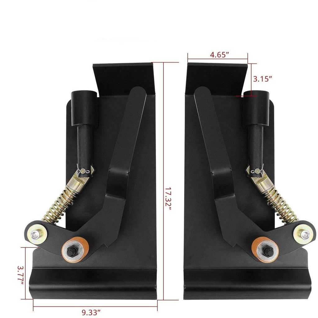 YITAMOTOR® Adaptador de conversión de tacómetro rápido para minicargadora Bobtach Latch Box Weld