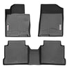 Floor Mats for 2016-2019 Kia Optima, 2015-2019 Hyundai Sonata, 1st & 2nd Row All Weather Protection - YITAMotor