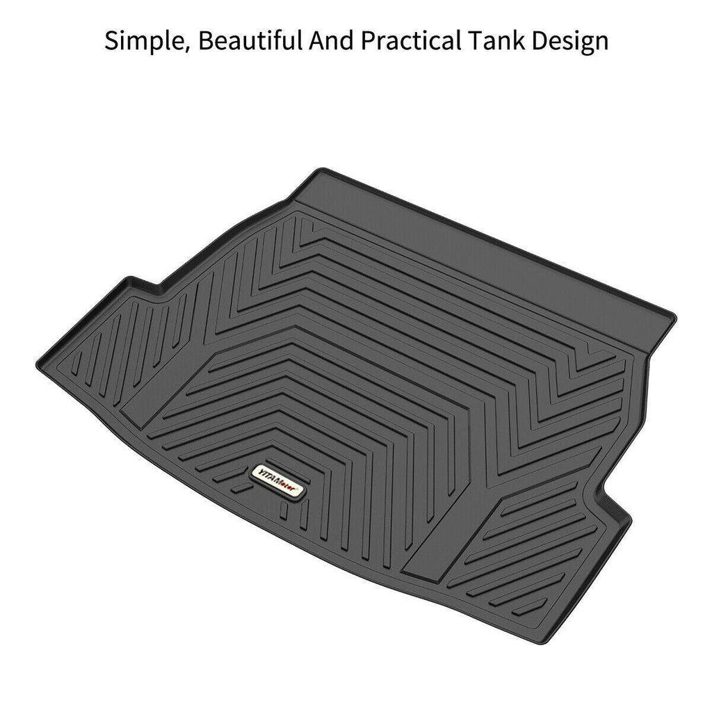 YITAMOTOR®  2019-2024 Toyota RAV4 Cargo Mat Rear Trunk Floor Liner (Fit Behind 2nd Row Seating)