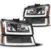 Faros delanteros LED DRL YITAMOTOR® para Chevy Silverado 2003-2007